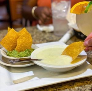 Cheese dip from El Potrillo Mexican Restaurant in Flowood MS